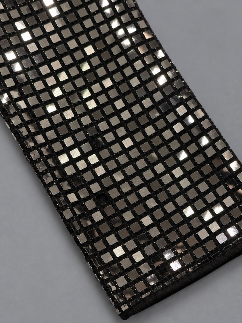 Black Sequin One Shoulder Mini Dress – Size S - Picture 3 of 3